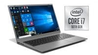 PlanQ Wind ultra-thin Laptop 15.6 INCH 512GB/SSD and 16GB DDR4 RAM Core™ i7 10th Gen In Screen METAL cover, with shiny silver color